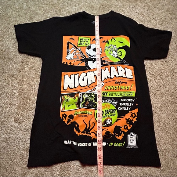 Disney Nightmare Before Christmas Jack Skellington Poster T-Shirt Size Medium - Picture 5 of 6